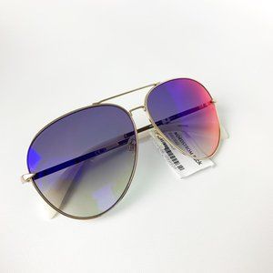 Rag & Bone gold aviator sunglasses